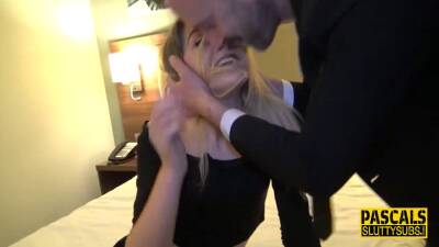 Real throated sub spanked - sexu.com