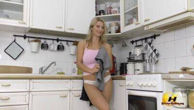 Masturbate with HardCore Toy in Kitchen by Katerina Hartlova - veryfreeporn.com