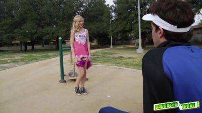 Alexa Grace In Drop And Give Papa Cheer Coach A Head - hotmovs.com