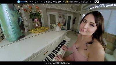 Tattooed Adria Rae Banging Piano Teacher - hotmovs.com